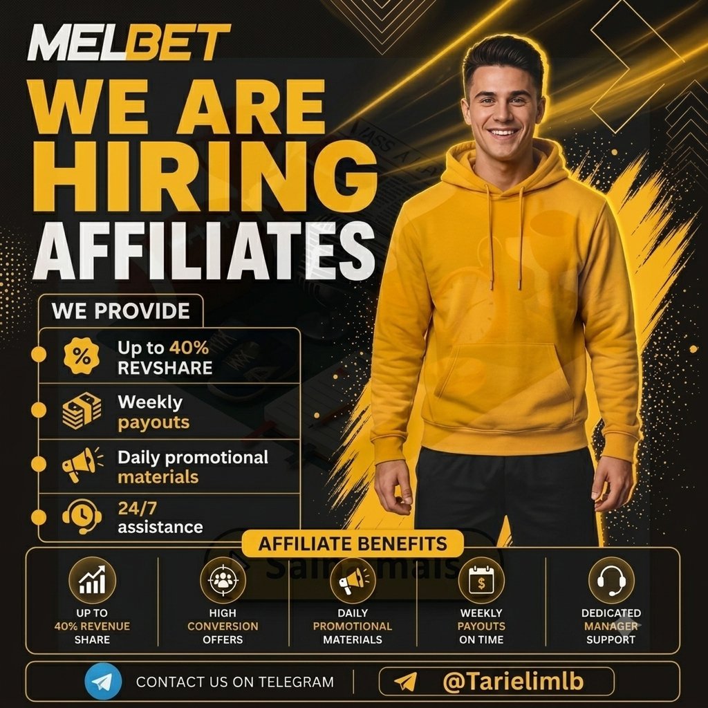 Melbet — we are hiring affiliates